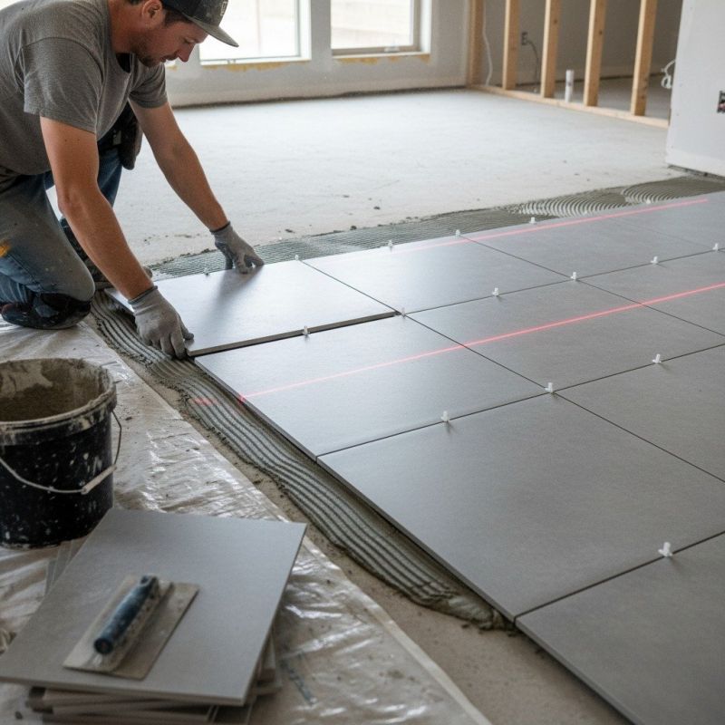 Slate Tile Floor Installation in Longmont, CO