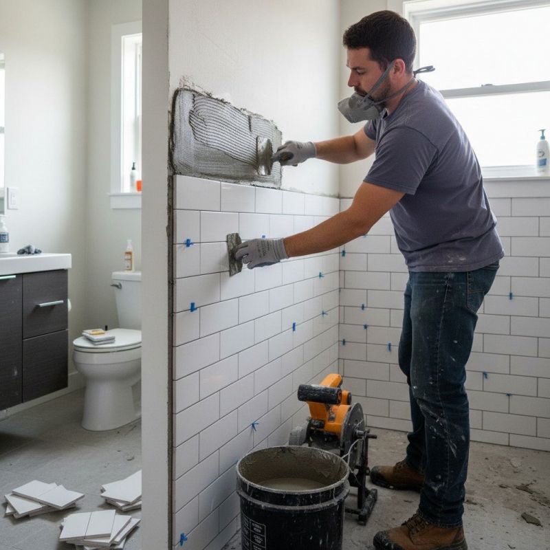 Tile Shower Floor Installation in Boise, ID