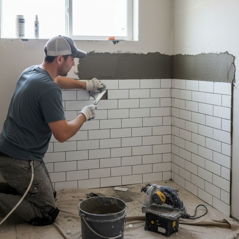 Tile Shower Floor Installation in Denver County, CO