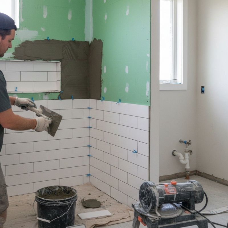 Tile Shower Pan Installation in Denver County, CO