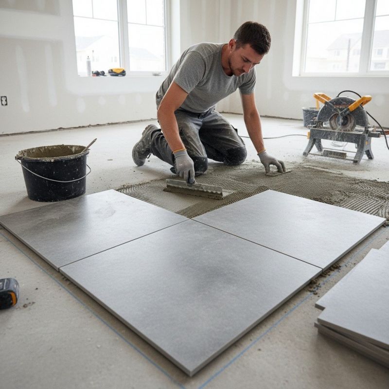 Travertine Floor Installation in Frederick, MD